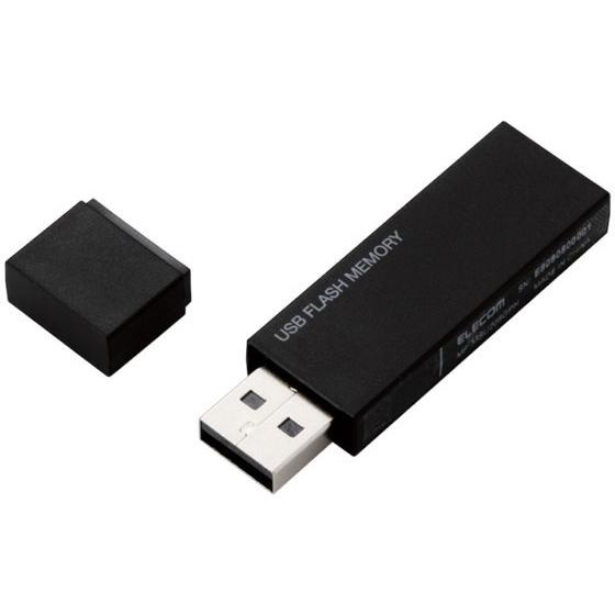エレコム USBメモリ キャップ 16GB 暗号化セキュリティ MF-MSU2B16GBK ＵＳＢメ...