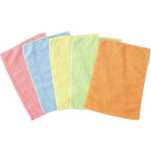 日本クリンテック/マイクロファイバーカラフル雑巾 20×30cm 25枚