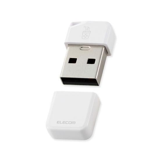【お取り寄せ】エレコム USBメモリ データ消去防止ソフト 32GB ホワイト ＵＳＢメモリ 外付け...