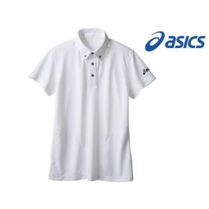 【お取り寄せ】アシックス ポロシャツ 兼用 半袖 ホワイト S CHM308-0150｜cocodecow
