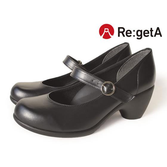 【メーカー直送】リゲッタ リゲッタ ベーシックパンプス ブラック 23.5 RW-1012【代引不可...