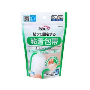 玉川衛材 ケアハート 貼って固定する粘着包帯 M 足・ひざ 包帯 ガーゼ ケガ 傷 メディカル