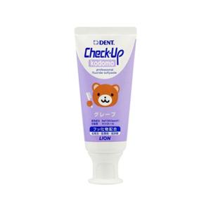 ライオン DENT. チェックアップ コドモ グレープ 60g はみがき 子供用 オーラルケア