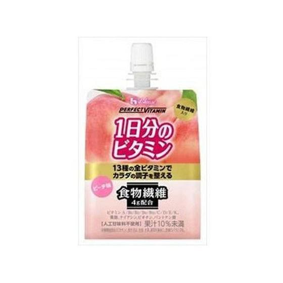 ハウスウェルネスフーズ 1日分のビタミン ゼリー 食物繊維 180g ゼリータイプ バランス栄養食品...