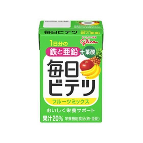 【お取り寄せ】江崎グリコ 毎日ビテツ フルーツミックス 100mL