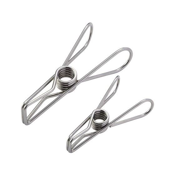 【お取り寄せ】ステンレス製ピンチ (20ヶ入) SV-6049 大 洗濯バサミ 洗濯ハンガー 洗濯 ...