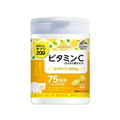 【お取り寄せ】ユニマットリケン おやつにサプリZOO ビタミンC 150粒 ビタミン サプリメント ...