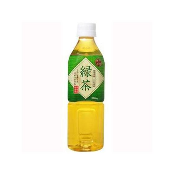 【お取り寄せ】富永貿易/神戸茶房 緑茶 500mL ペットボトル 小容量 お茶 缶飲料 ボトル飲料