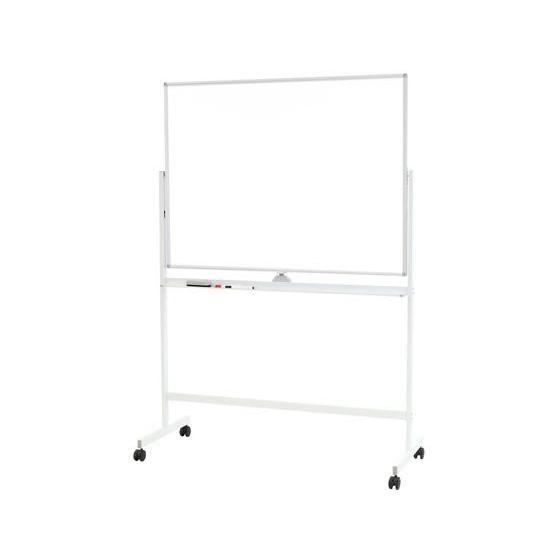 【メーカー直送】Netforce 脚付ホワイトボード ホーロー両面 W1290 ホワイトフレーム【代...