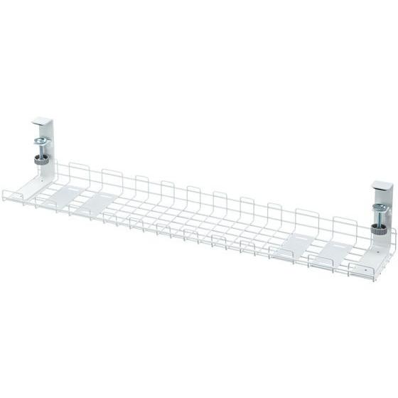 【メーカー直送】サンワサプライ ケーブル配線トレー ワイヤー Lサイズ ホワイト CB-CT3W【代...