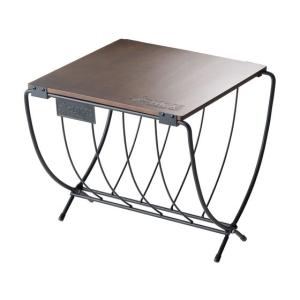 CAPTAIN STAG（キャプテンスタッグ） ステンレス 薪ラックテーブル