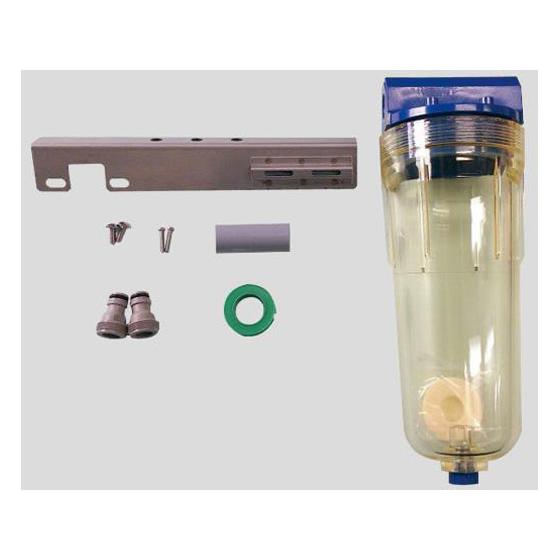 【お取り寄せ】アズワン イオン交換樹脂式カートリッジ純水器 フィルターハウジング(取付金具付き) F...