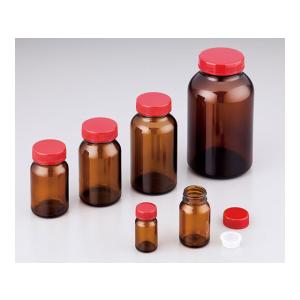 アズワン/規格瓶(広口)茶褐色 108mL/No.10