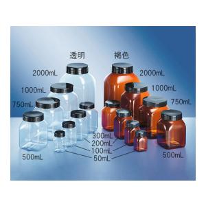 KAUTEX/広口角瓶 透明 300mL/2000071080