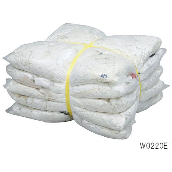 【お取り寄せ】日光物産 白メリヤスウエス(エコノミー)2kg×5袋入 W0220E 雑巾 掃除シート...