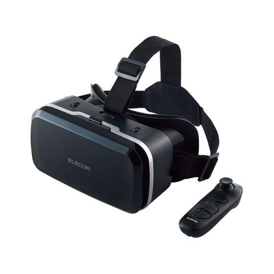 【お取り寄せ】エレコム VRゴーグル VRリモコン 4.8〜7インチ対応 VRG-M02RBK プロ...