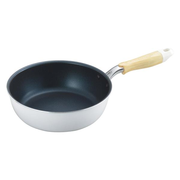 ナチュラプラス IH対応深型フライパン22cm  NRP-03