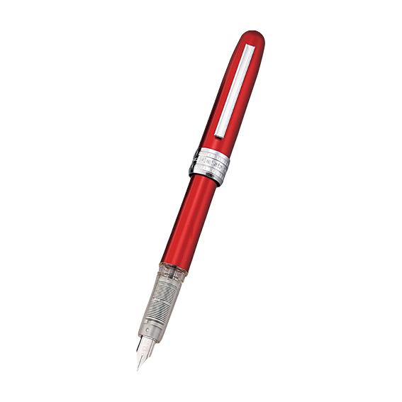 プラチナ 万年筆プレジール レッド PGB1000-R