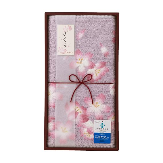 あいの屋 さくら バスマット パープル 095049PU