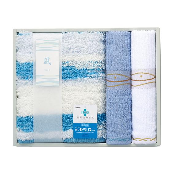 凪 Mバスマット&amp;フェイスタオル2枚セット  095865