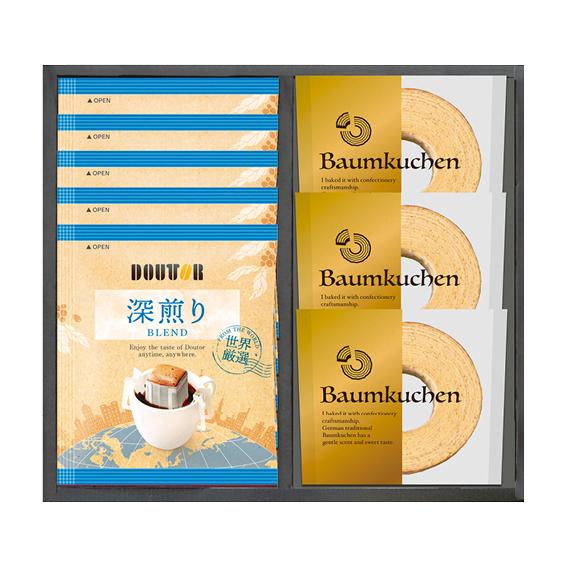 ドトールコーヒー・バウムクーヘンギフトセット  SBU-BOA