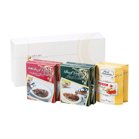 ビーフカレー・淡路島産フルーツたまねぎのスープセット  CSOX-30