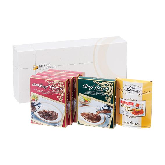 ビーフカレー・淡路島産フルーツたまねぎのスープセット  CSOX-40