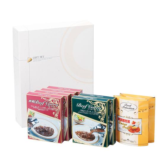 ビーフカレー・淡路島産フルーツたまねぎのスープセット  CSOX-50