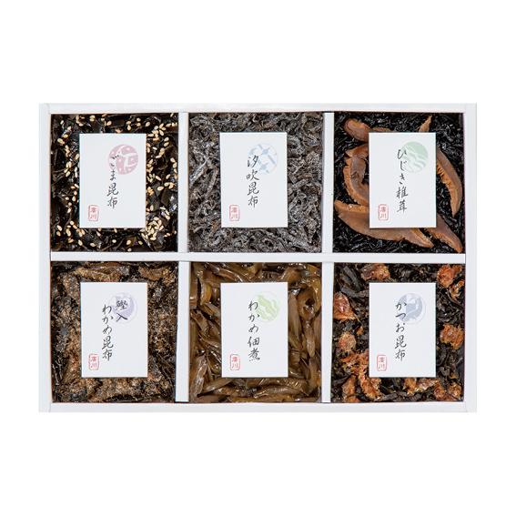 廣川昆布 御昆布 6品佃煮詰合せ（KB-20）  200-43