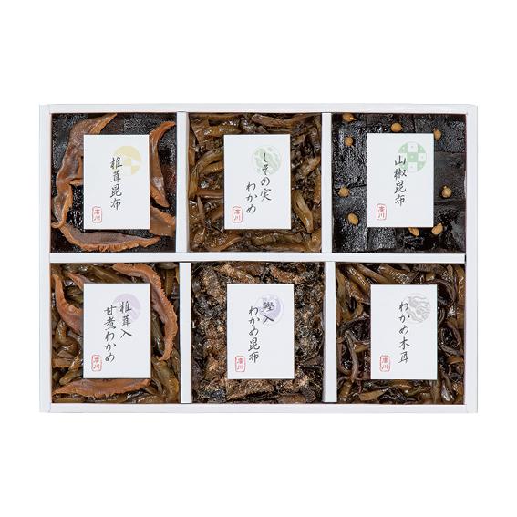 廣川昆布 御昆布 6品佃煮詰合せ（KB-25）  200-44