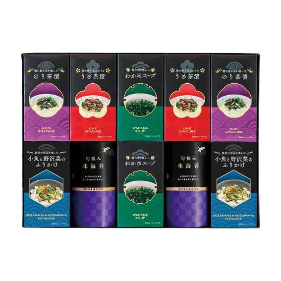 味海苔・お茶漬け・ふりかけ・スープ詰合せ  LJD-50