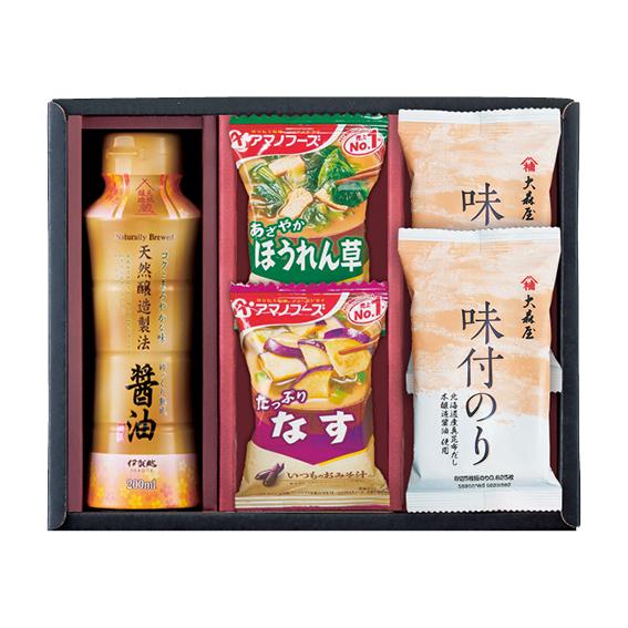 アマノフーズ&amp;大森屋味付のりギフト  NYO-BOR