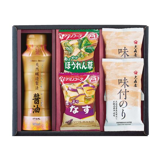 アマノフーズ&amp;大森屋味付のりギフト  NYO-BOR