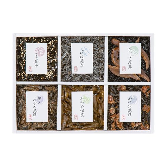 廣川昆布 御昆布 6品佃煮詰合せ（KB-20）  200-43
