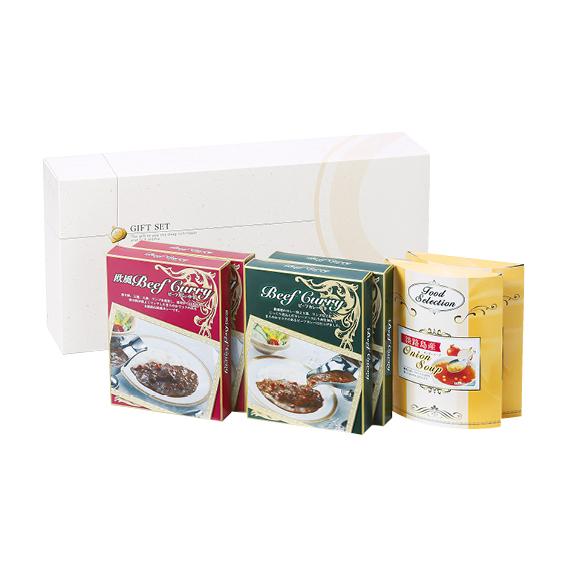 ビーフカレー・淡路島産フルーツたまねぎのスープセット  CSOX-30