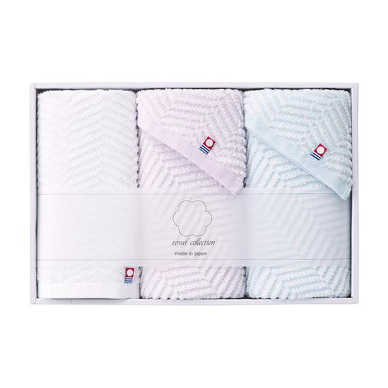 今治あぜ織 おりいろ タオルセット  AZC-2625