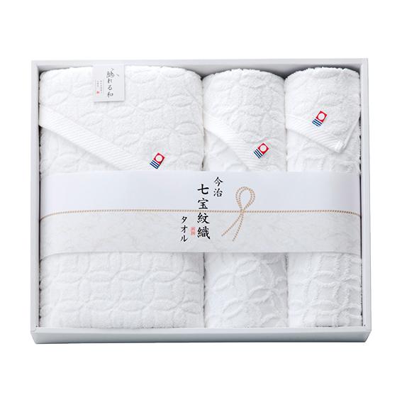 触れる和 今治七宝紋織 タオルセット  SP-2050