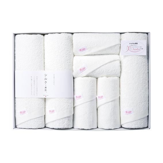 美.hada シルクプロテイン タオルセット  BS-15000