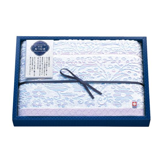 伊予国 花つむぎ つむぎ バスタオル  IH-3031