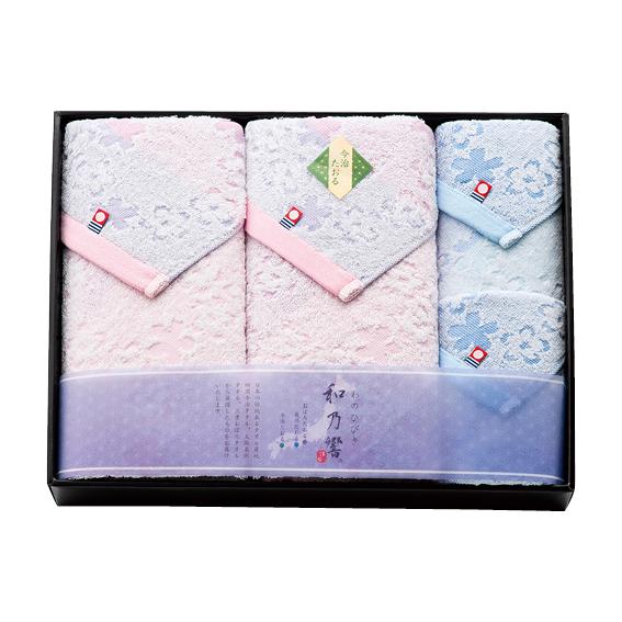 和乃響 桜逸品 今治タオルセット  HT8024