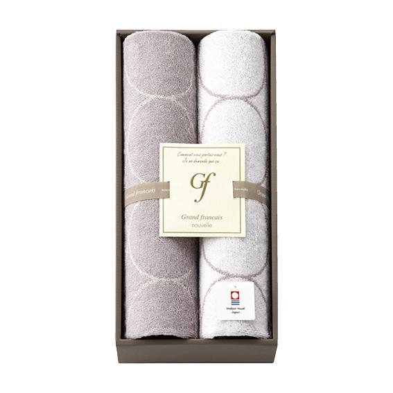 グランフランセヌーベル 今治タオル フェイスタオル2枚セット  GFN10401