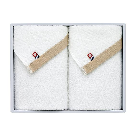 今治タオル ナチュラル フェイスタオル2枚セット  AN-NF02