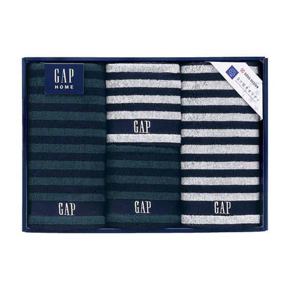 GAP HOME NEWボーダーギフト タオルセット  54-3049400