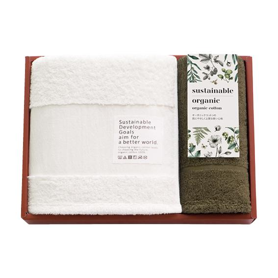 サステナブルオーガニック 国際認証取得オーガニックタオルセット  64742