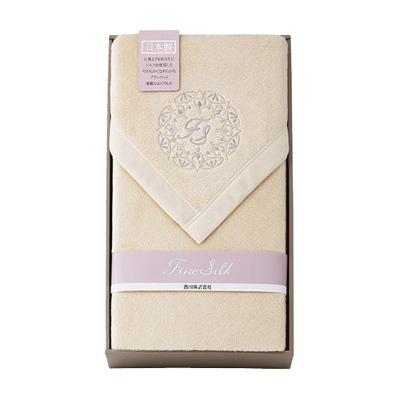 ニシカワ シルクコットンリバーシブル毛布（毛羽部分）  FQ82524000