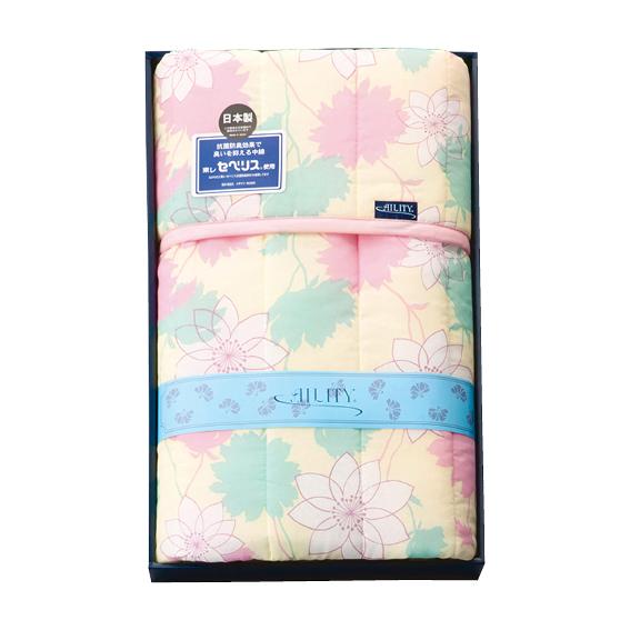 アイリティ 東レ・抗菌防臭わた（セベリス）入り キルト肌掛布団 ピンク A2461P