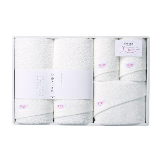 美.hada シルクプロテイン タオルセット  BS-10000