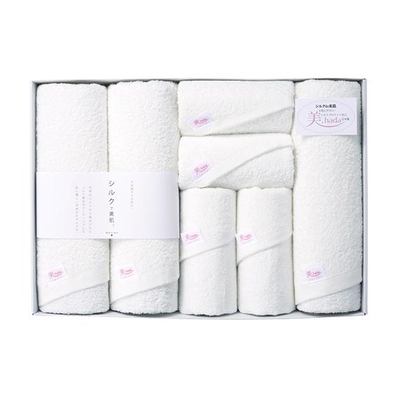 美.hada シルクプロテイン タオルセット  BS-15000