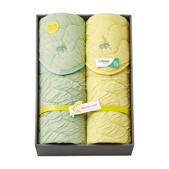 ミアミモザ もこふあニット敷パッド2枚セット  MM42005