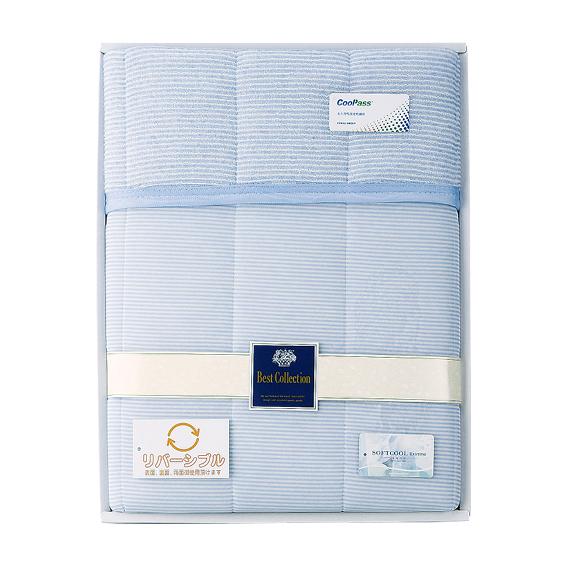 冷感&amp;吸水速乾 リバーシブルキルトケット  BCP-2062